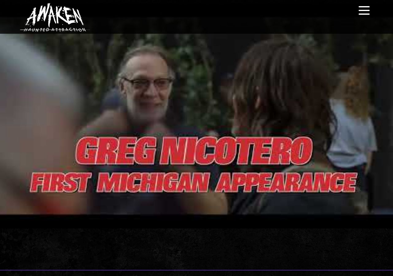 Homepage snapshot of Awaken Haunted Attraction