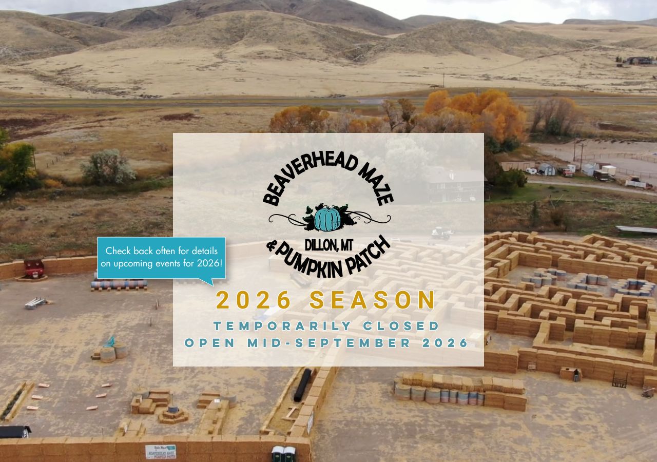 Homepage snapshot of Beaverhead Maze and Pumpkin Patch