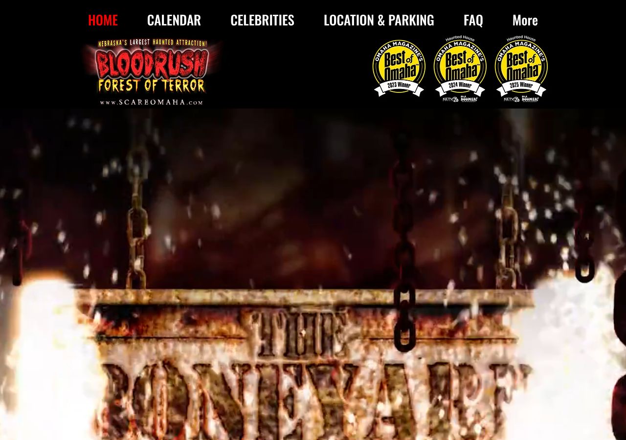 Homepage snapshot of Bloodrush
