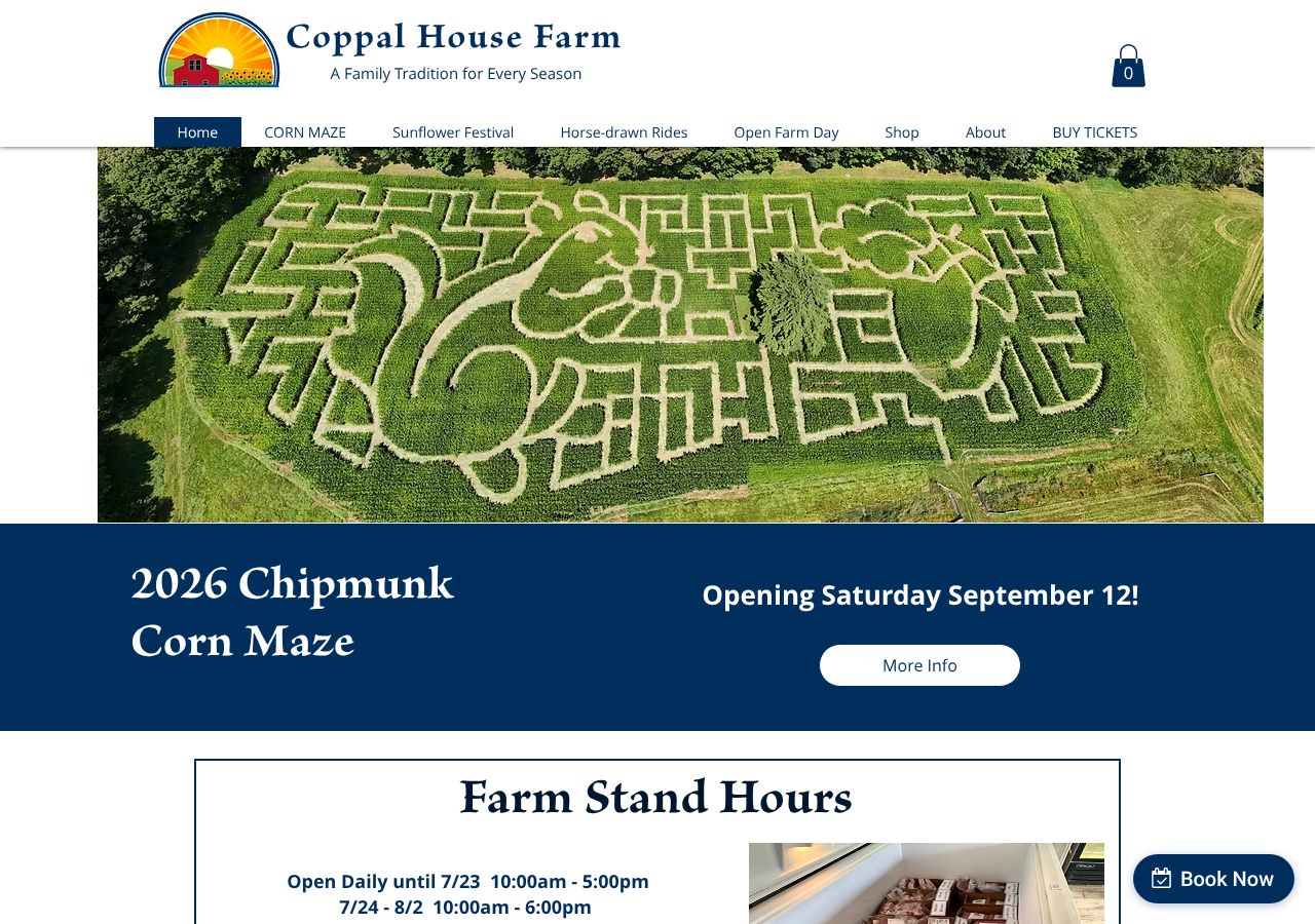 Homepage snapshot of Coppal House Farm