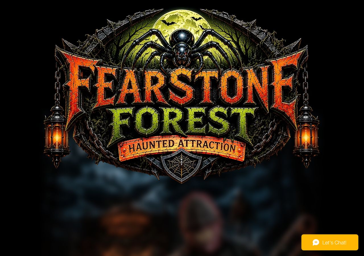 Homepage snapshot of FearStone Haunted House