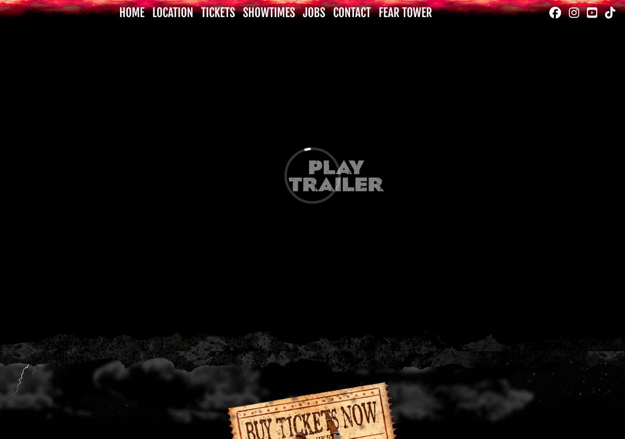 Homepage snapshot of Fright Nights Kentucky