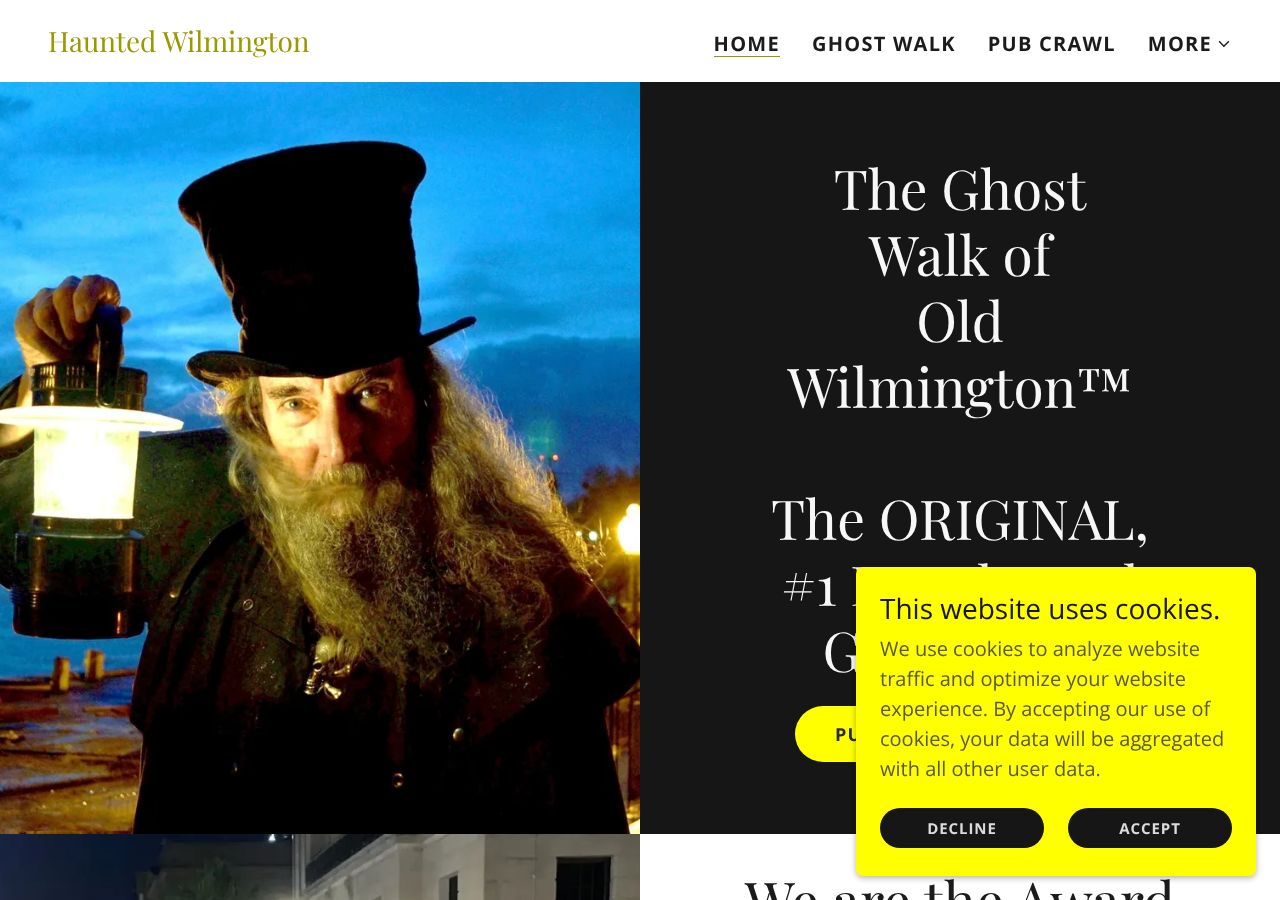 Homepage snapshot of Ghost Walk of Old Wilmington