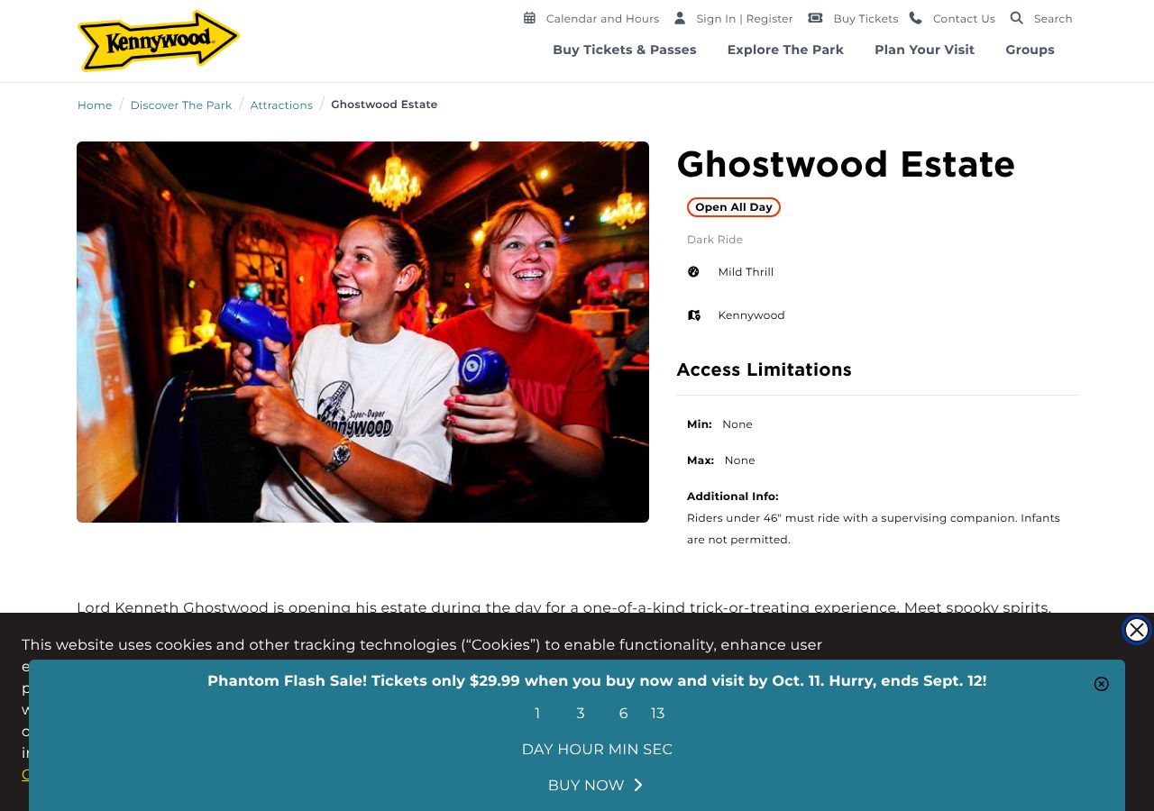 Homepage snapshot of Ghostwood Estate
