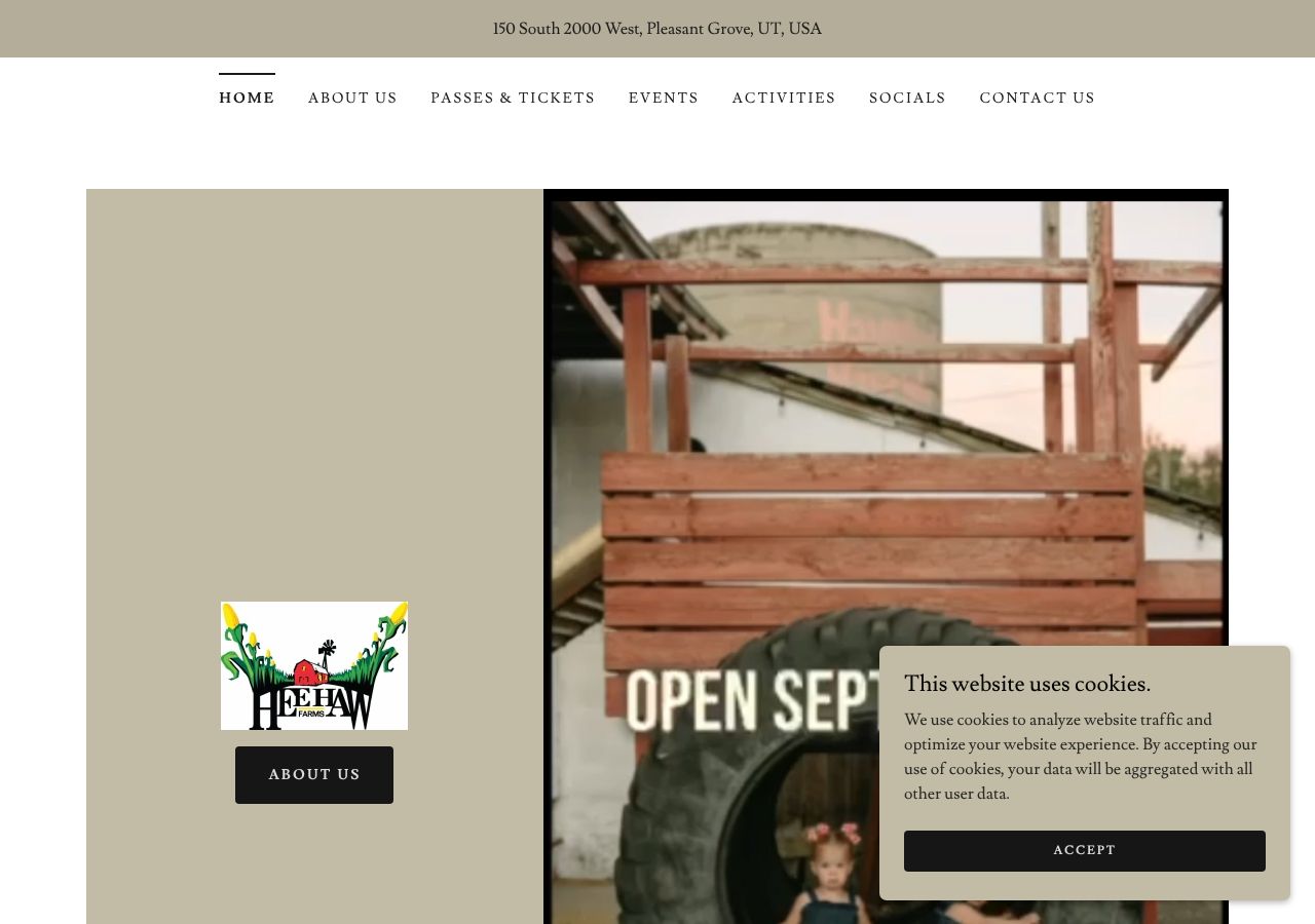 Homepage snapshot of Hee Haw Farms @ Oliver’s Place