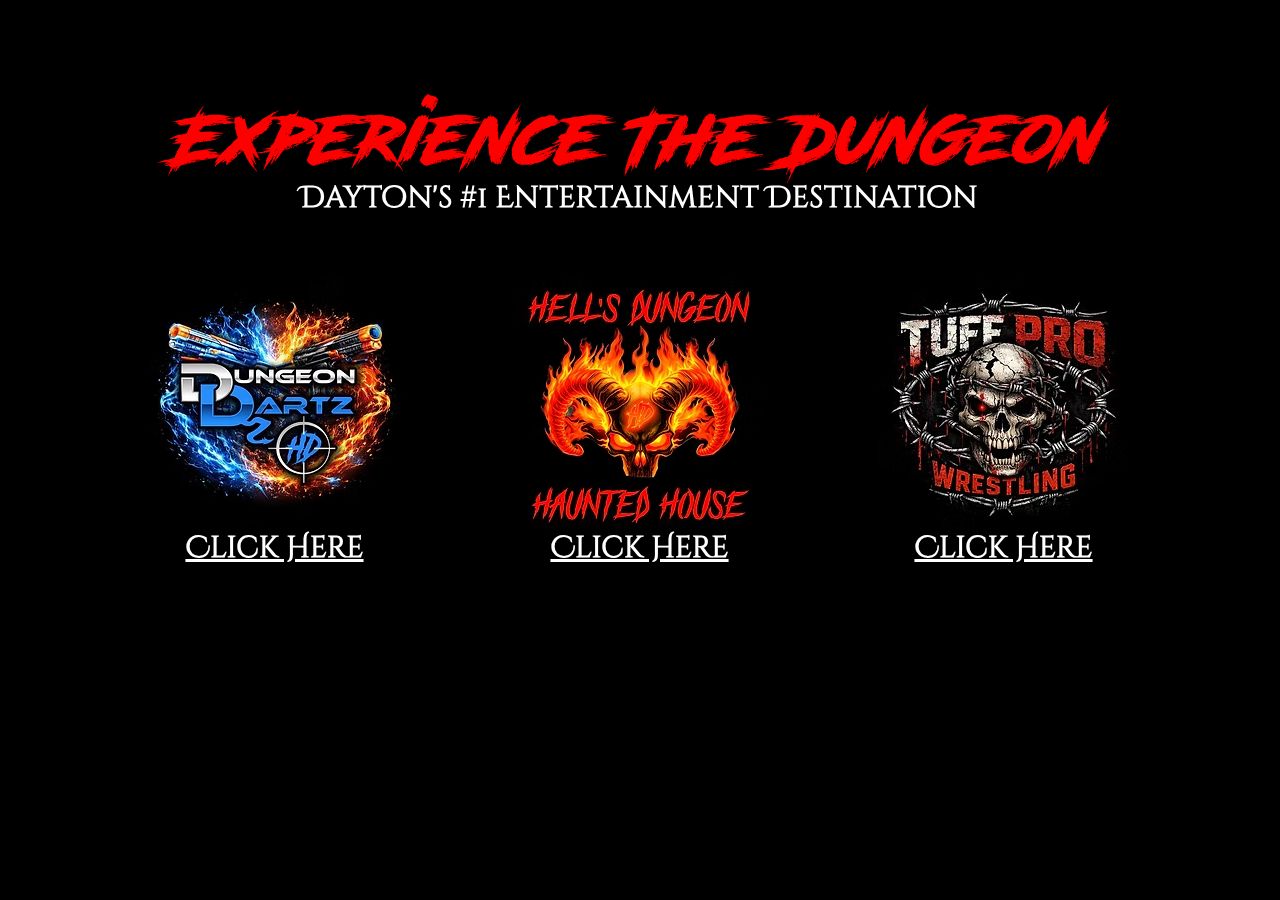 Homepage snapshot of Hell's Dungeon