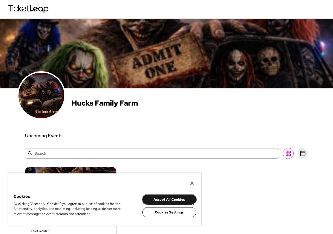 Homepage snapshot of Hollow Acres “The Field of Misfits”