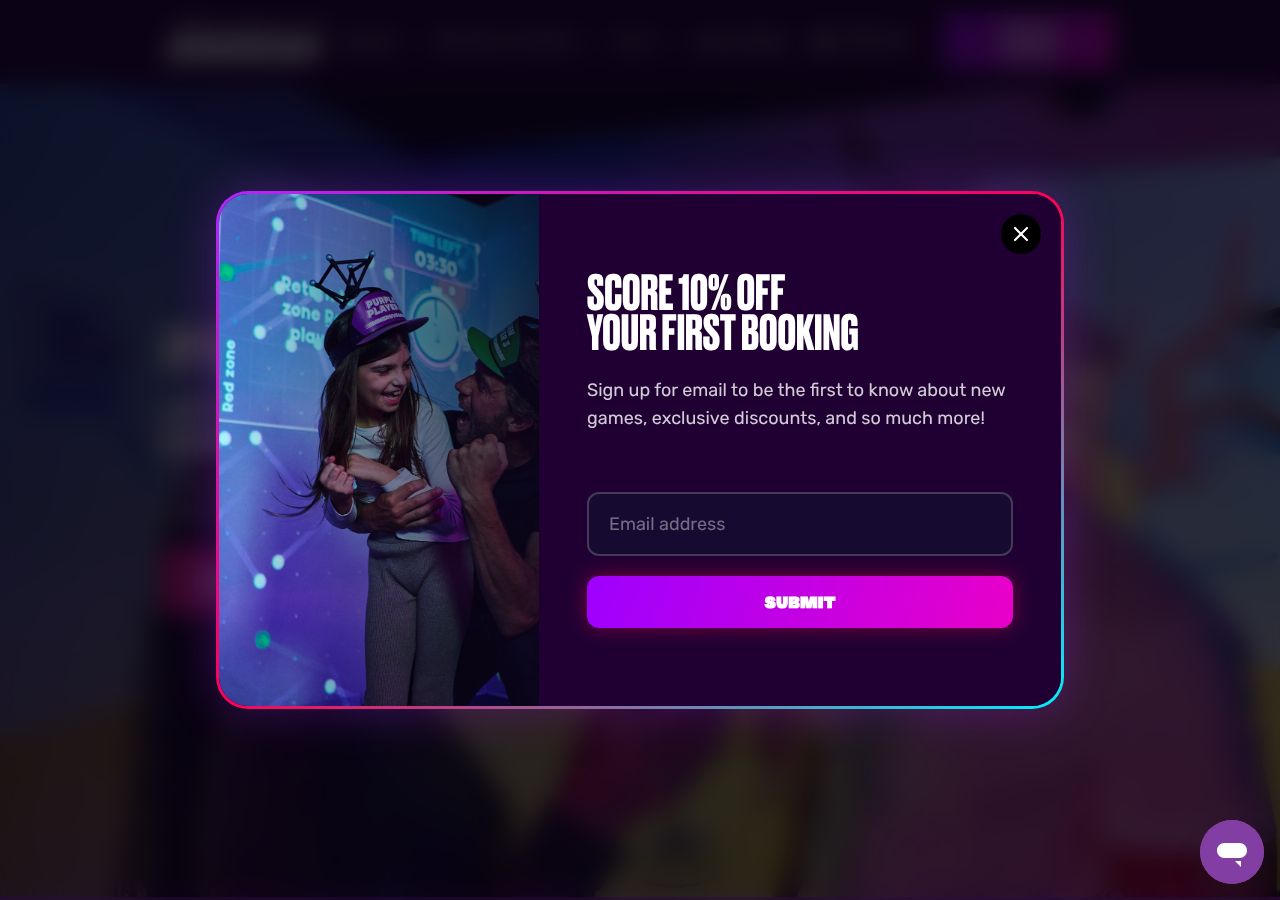 Homepage snapshot of Immersive Gamebox - Essex Crossing, Lower East Side