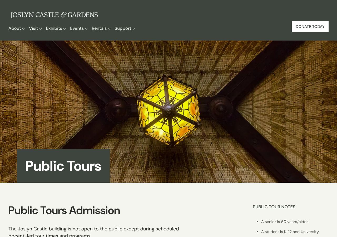 Homepage snapshot of Joslyn Castle & Gardens