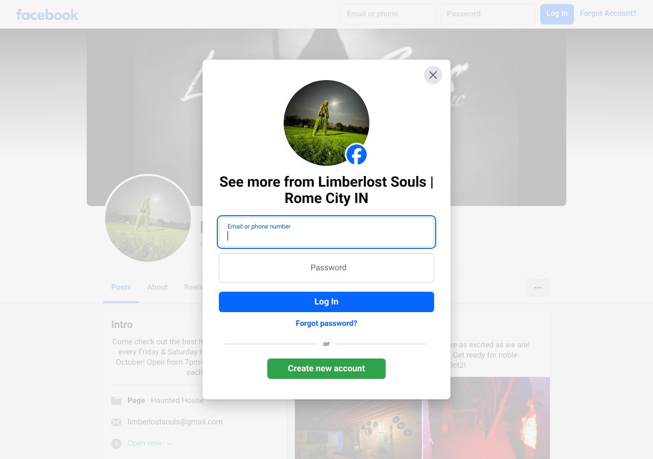 Homepage snapshot of Limberlost Souls LLC