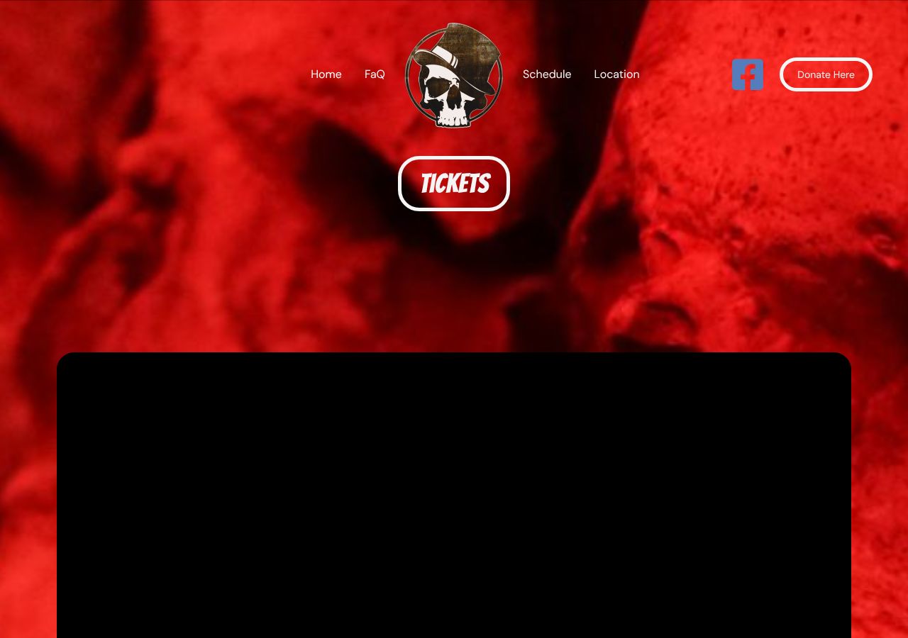 Homepage snapshot of Madd Hatters Haunt