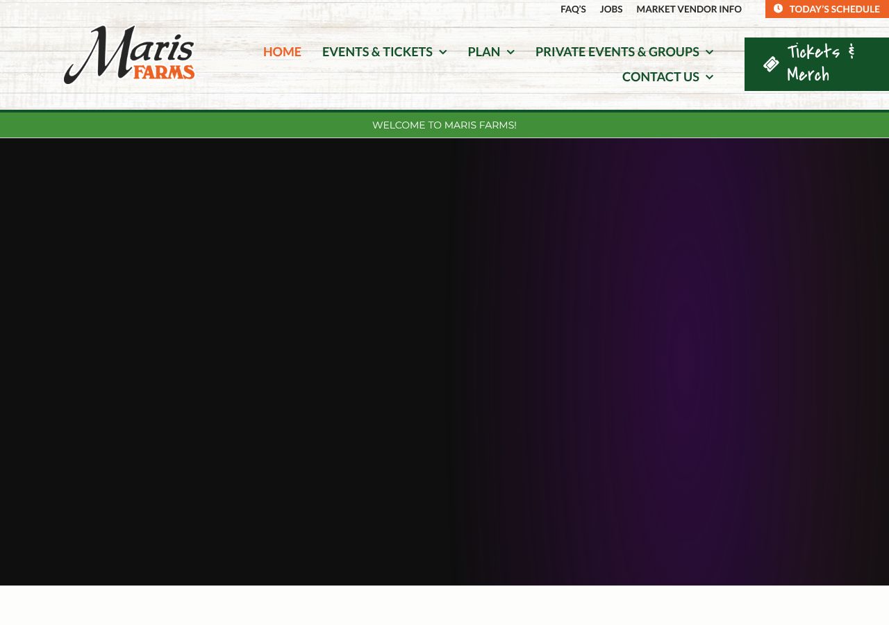 Homepage snapshot of Maris Farms