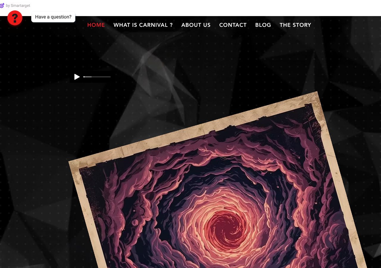 Homepage snapshot of Night of the Carnival