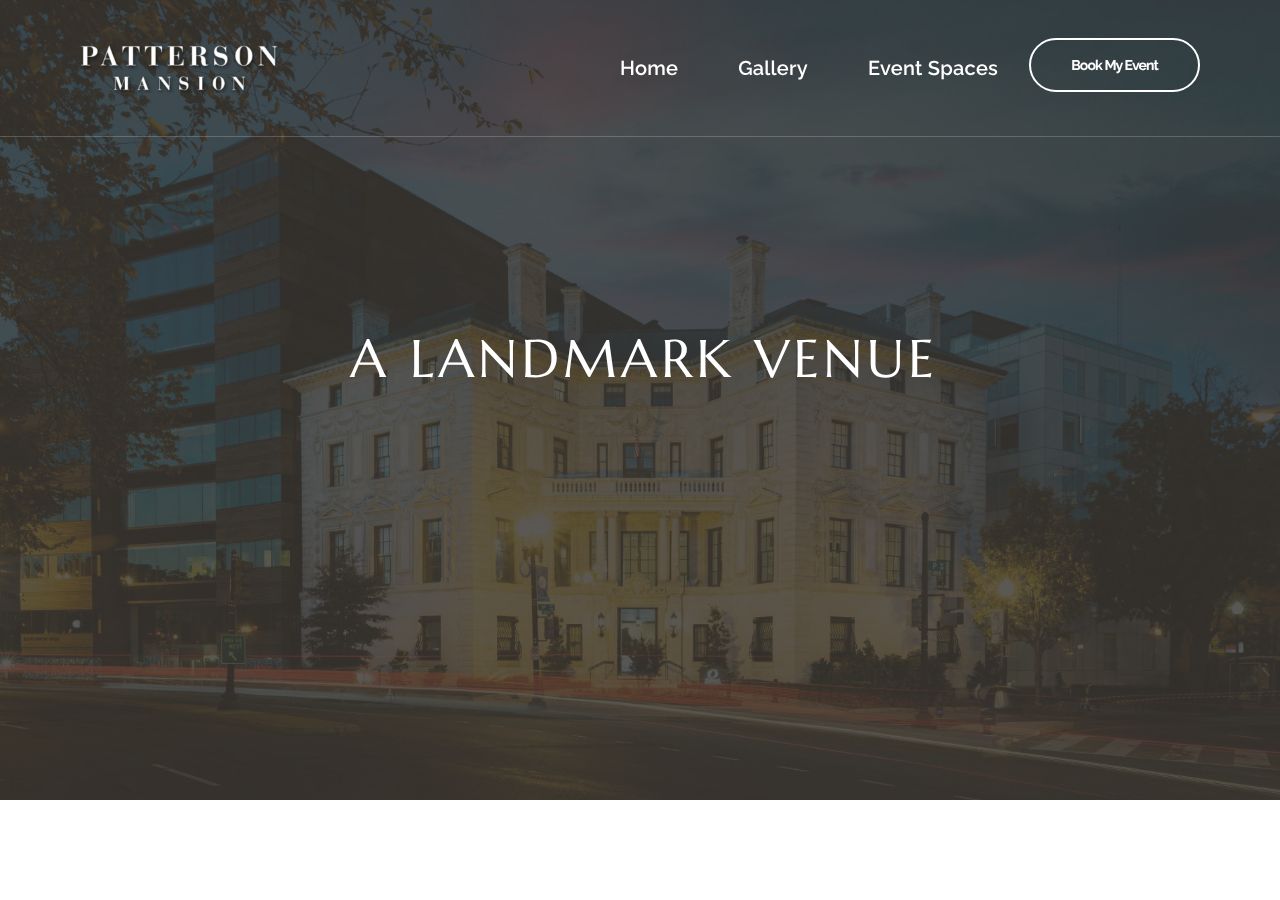 Homepage snapshot of Patterson Mansion