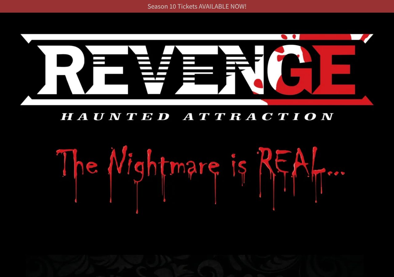Homepage snapshot of Revenge Haunt