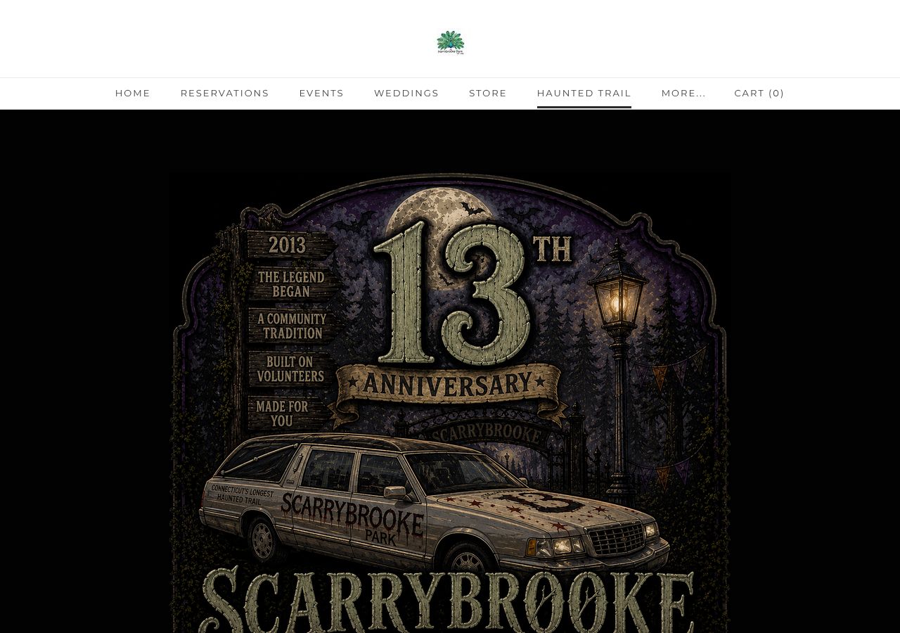 Homepage snapshot of Scarybrooke Park Haunted Trail