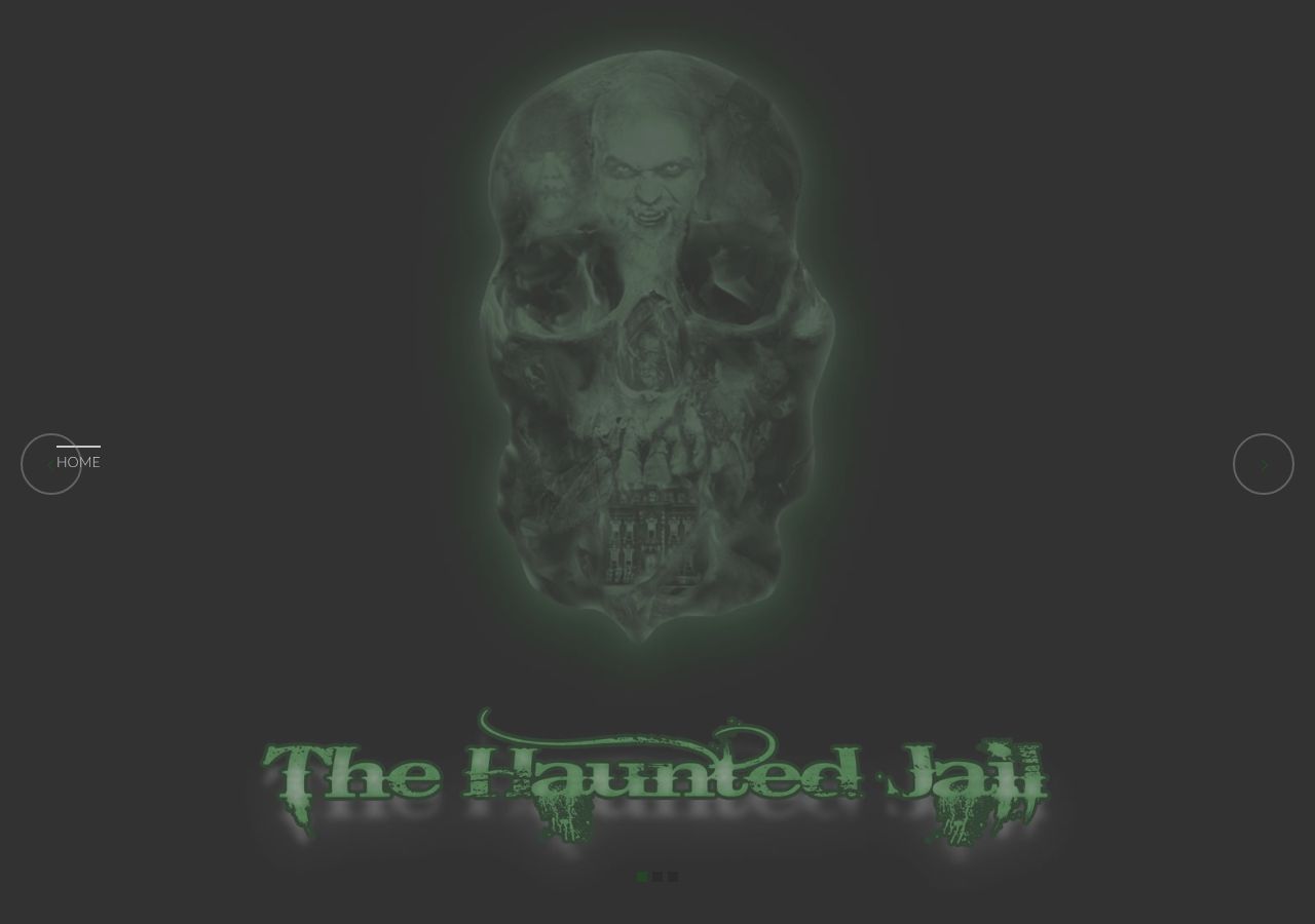 Homepage snapshot of The Columbia City Haunted Jail
