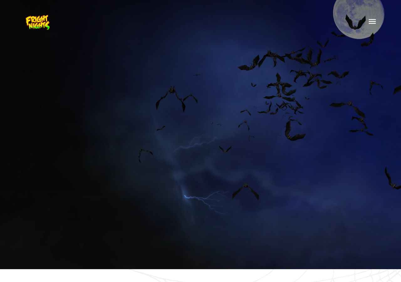 Homepage snapshot of The Fright Nights