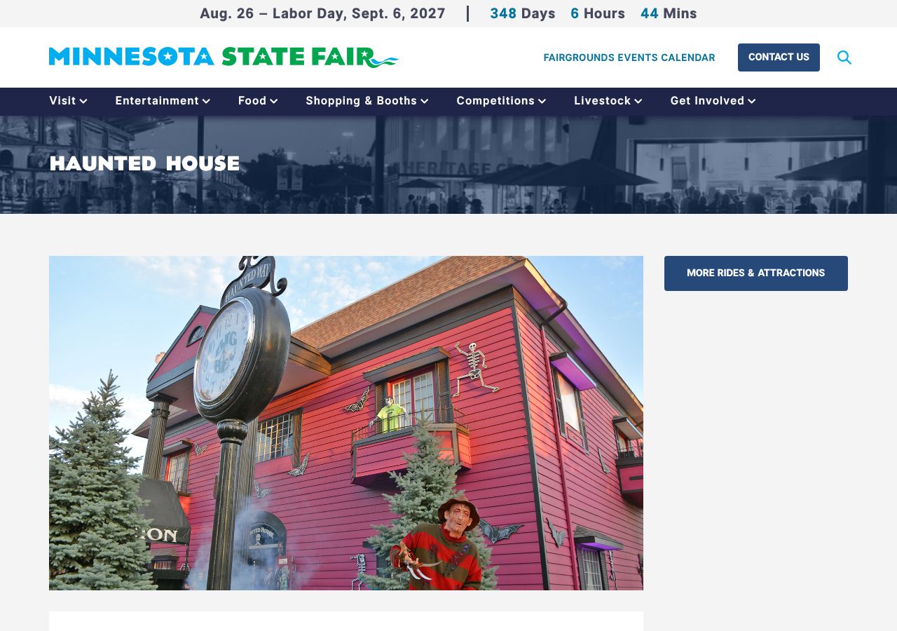 Homepage snapshot of The Haunted Mansion