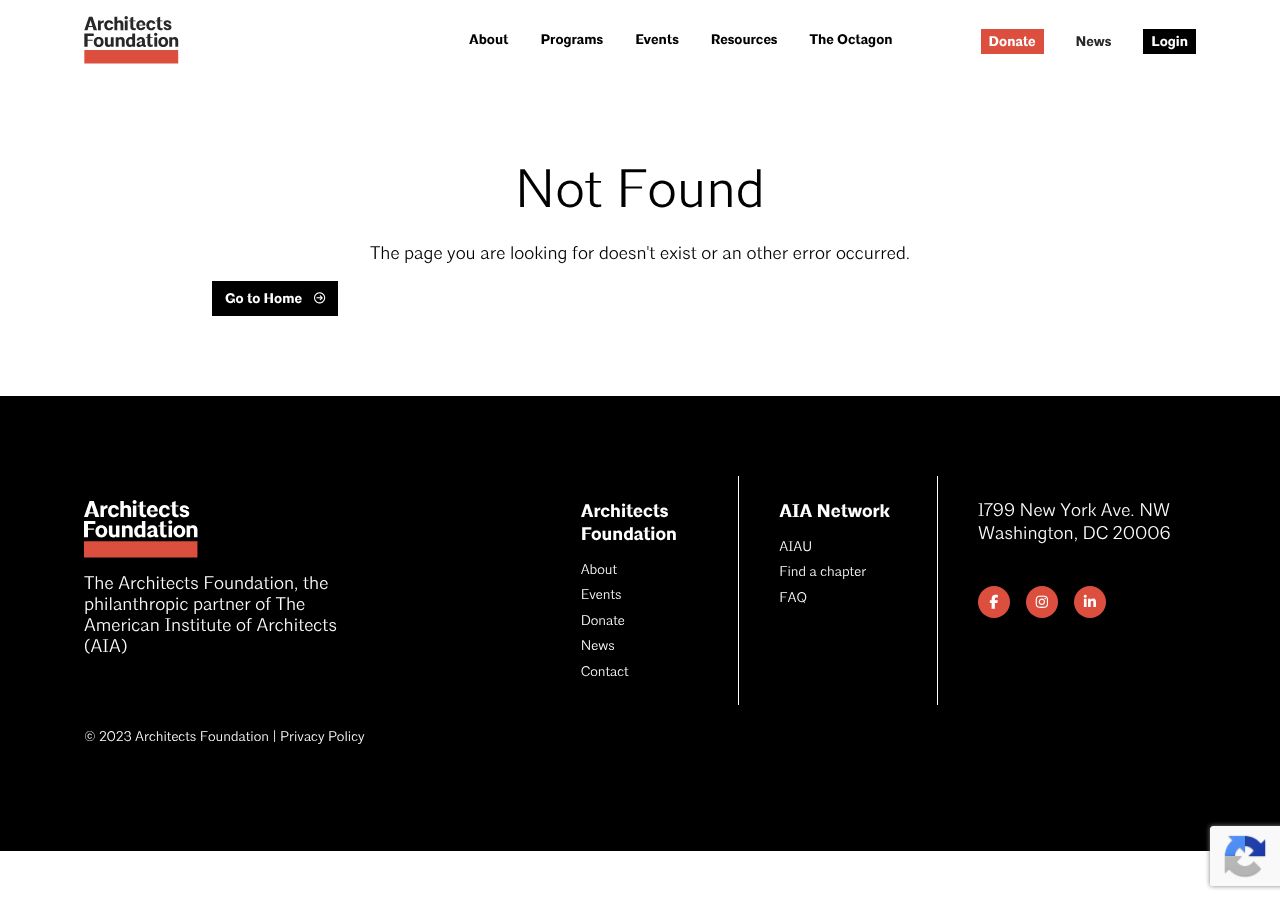 Homepage snapshot of The Octagon Museum